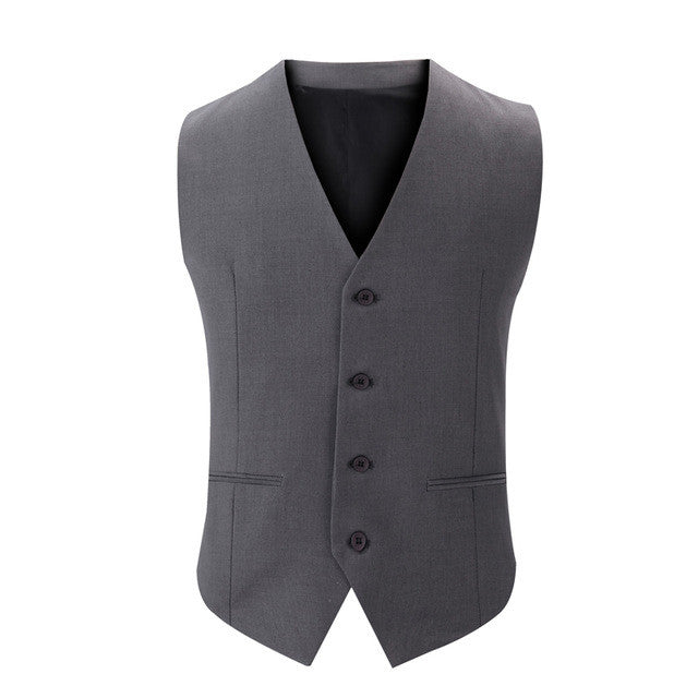 HEE GRAND 2017 New Chaleco Hombre Fashion Plus Size Slim Fit  Sleeveless Cotton Waistcoat Suit Vest Male Formal Suit Vest MWB221