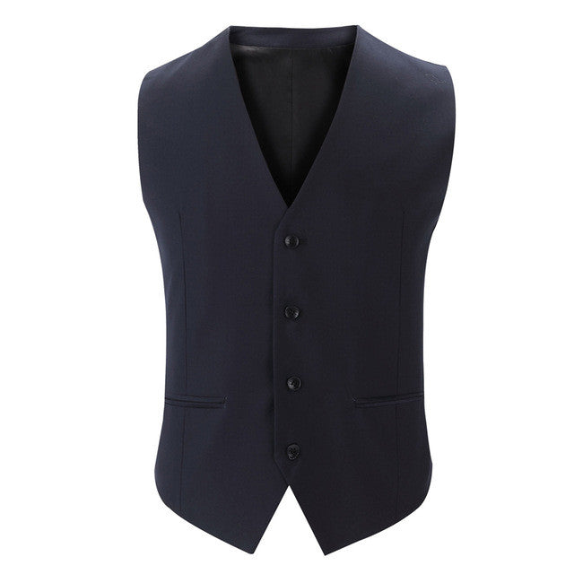 HEE GRAND 2017 New Chaleco Hombre Fashion Plus Size Slim Fit  Sleeveless Cotton Waistcoat Suit Vest Male Formal Suit Vest MWB221