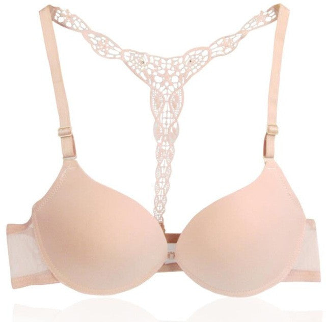 Front Closure Lace  Back Underwear Bra